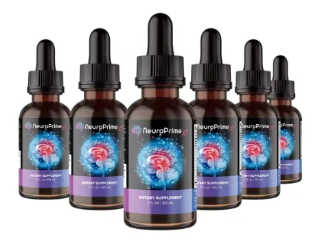 NeuroPrime memory focus and cognitive support liquid supplement bottle
